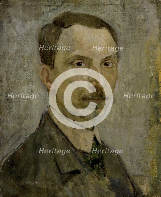 Self-Portrait, 1905. Creator: Karl Isakson.