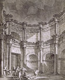 The Temple of Jupiter, pub. 1764.  Creator: Robert Adam (1728-92).