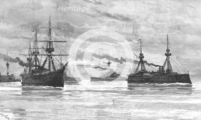 ''The Arrival of the French Fleet in English Waters', 1891. Creator: Joseph Nash.