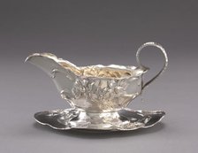 Sauce Boats and Trays, c. 1890. Creator: Barbour Silver Company (American); William Christmas Codman (British, 1839-1921), attributed to.