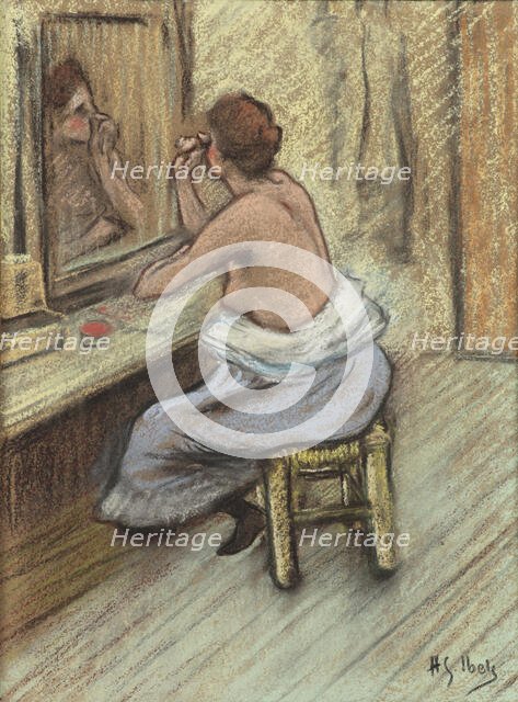 Mensonge (Lie), c. 1895. Creator: Ibels, Henri Gabriel (1867-1936).