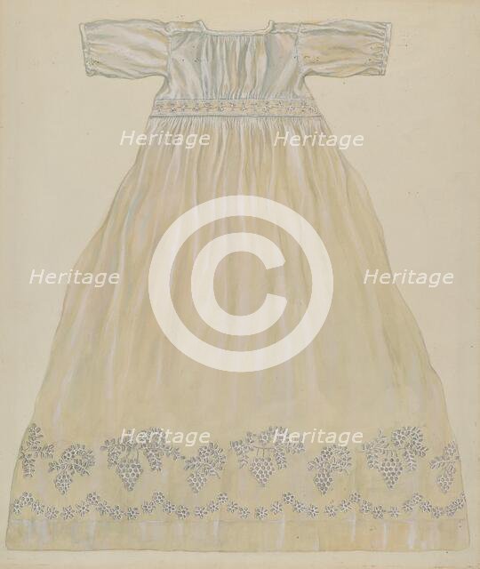 Baby Dress, c. 1938. Creator: Cecil Smith.