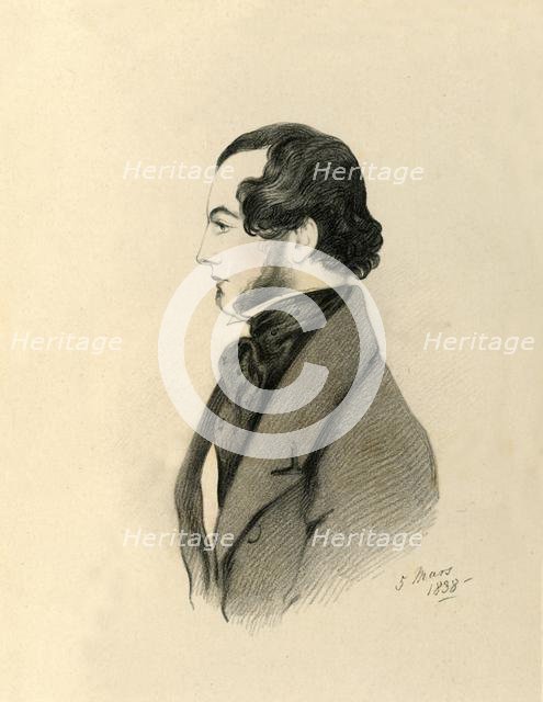 'J Home Purves', 1838. Creator: Richard James Lane.