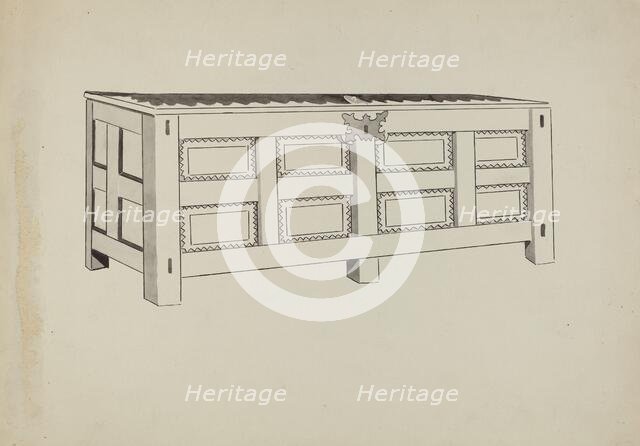 Chest, 1935/1942. Creator: J.Henry Marley.