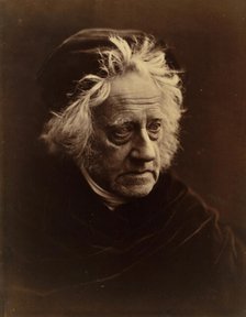 Sir John Herschel, April 1867. Creator: Julia Margaret Cameron.