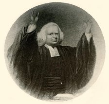 'Portrait of Rev. George Whitefield in gown and wig worn in New England', c1750, (1937). Creator: Unknown.