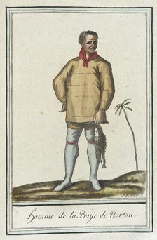 Costumes de Différents Pays, 'Homme de la Baÿe de Norton', c1797. Creator: Jacques Grasset de Saint-Sauveur.