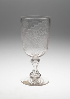 Tall Goblet or Vase, England, c. 1875. Creator: Unknown.
