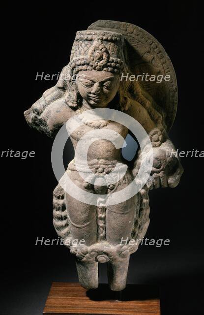 The Hindu God Vishnu, c.7th-8th century. Creator: Unknown.