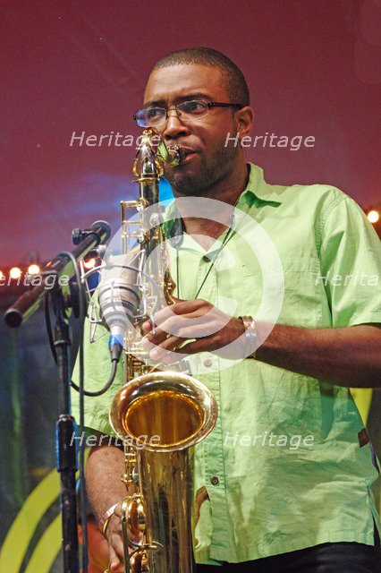 Irwin Hall, Love Supreme Jazz Festival, Glynde Place, East Sussex, 2015. Artist: Brian O'Connor.