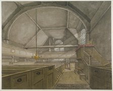 Interior of the chapel in the Church of St Bartholomew-the-Great, Smithfield, City of London, 1818. Artist: Robert Blemmell Schnebbelie