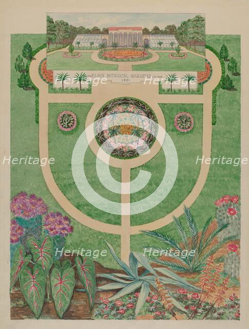 Elgin Botanical Gardens, c. 1936. Creator: Tabea Hosier.