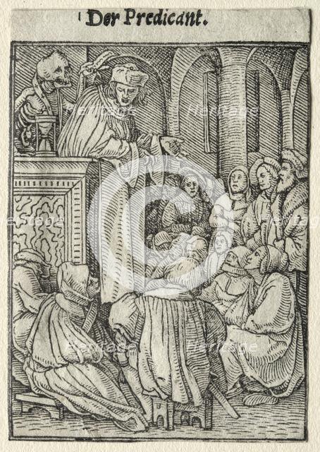 Dance of Death: The Preacher. Creator: Hans Holbein (German, 1497/98-1543).
