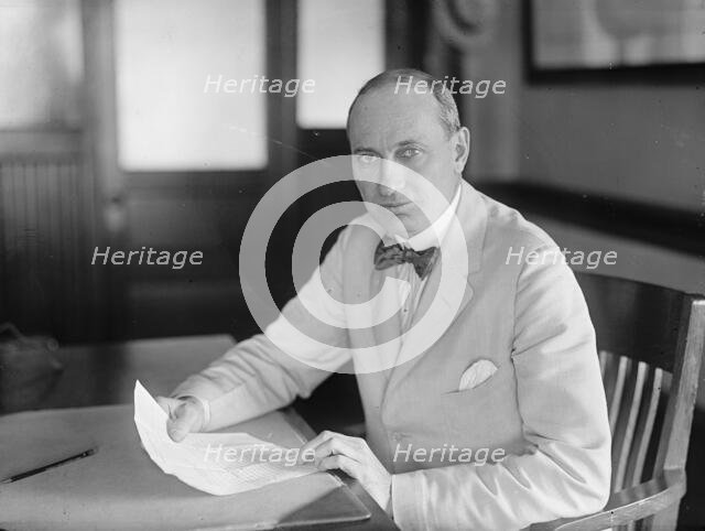 Coffin, Howard Earle - At Desk, 1917. Creator: Harris & Ewing.