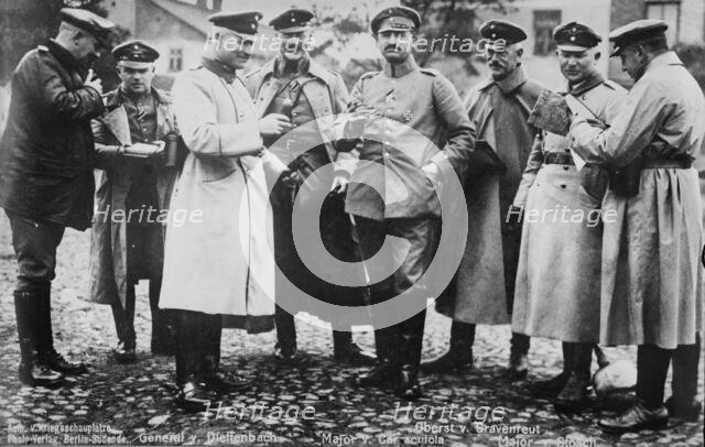 Gen. von Diffenbach & staff, between 1914 and c1915. Creator: Bain News Service.
