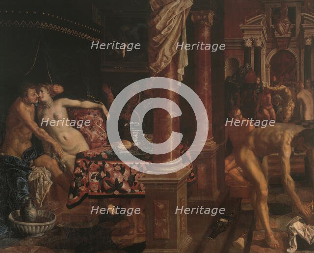 A Bathhouse, Early 17th century. Creator: Isaacsz, Pieter (1569-1625).