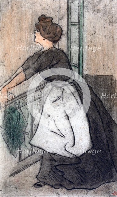 'Chambermaid', c1871-1919. Artist: Henri Boutet
