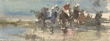 Moors on Horseback, ca. 1854-74. Creator: Mariano Jose Maria Bernardo Fortuny y Carbo.