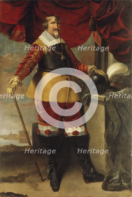 King Christian IV of Denmark, 1577-1648, between c.1643 and c.1643. Creator: Karel van Mander III.