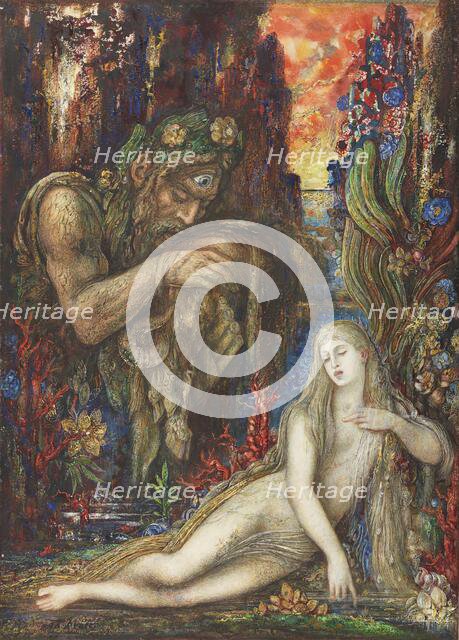 Galatea, 1896. Creator: Gustave Moreau.