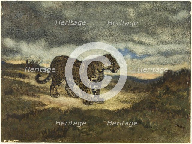 Jaguar Standing, 1830/50. Creator: Antoine-Louis Barye.