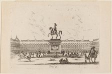 Place Royale, 1642. Creator: Stefano della Bella.