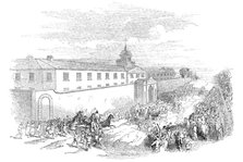 Liberation of Mr O'Connell...arrival of the news at the penitentiary, 1844. Creator: Unknown.