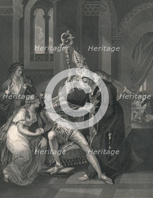 'Edwy and Elgiva', (mid 19th century).  Creator: J Rogers.