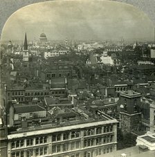 'The Towers, Domes and Spires of the Heart of London, England', c1930s. Creator: Unknown.