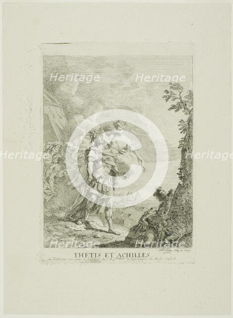 Thetis and Achilles, 1757. Creator: Johann Heinrich Tischbein.