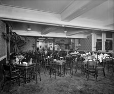 The new brasserie, Monico Restaurant. Shaftesbury Avenue, Westminster, London, 1915. Artist: Bedford Lemere and Company