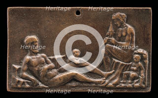 A Family Scene (Adam & Eve), c. 1500. Creator: Unknown.