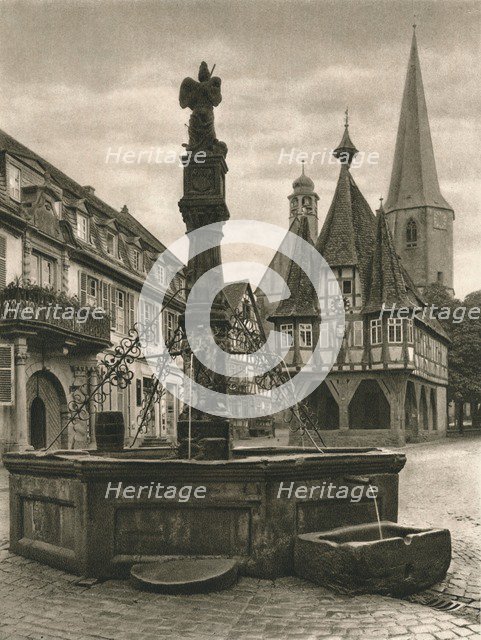 'Michelstadt (Odenwald) - Rathaus', 1931. Artist: Kurt Hielscher.