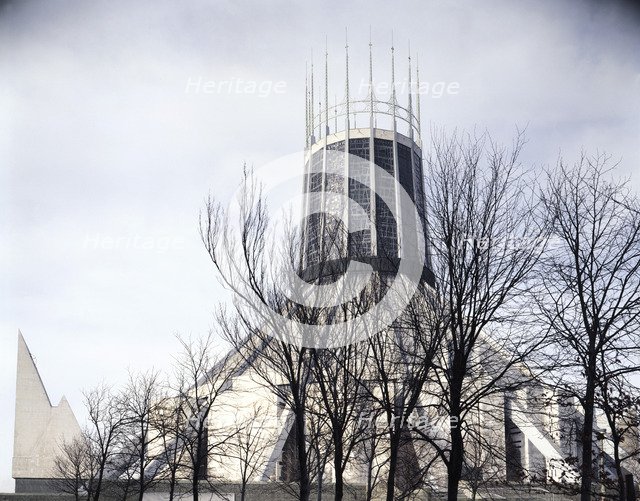 Metropolitan Cathedral of Christ the King, Liverpool, Merseyside, 1992. Artist: Unknown