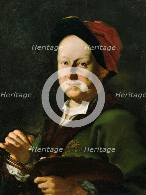 The battle painter August Querfurt, 1752 (?). Creator: Franz Sebald Unterberger.