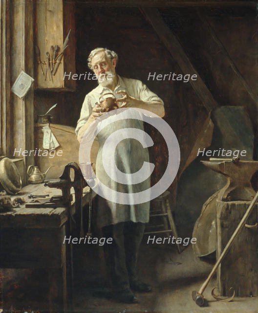 The Coppersmith, ca. 1898. Creator: Edgar Melville Ward.