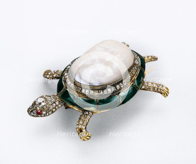 Brooch, Third Quarter of 19th cen. Artist: Froberger, Johann Karl August, Manufacture (1817-1898)