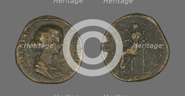 Coin Portraying Empress Lucilla, 164-169. Creator: Unknown.