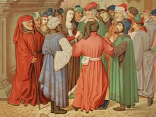 St Catherine surrounded by the Doctors of Alexandria, c1510-1520, (1878).  Creator: Unknown.