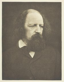 Lord Tennyson, 1867, printed October 1890. Creator: Julia Margaret Cameron.