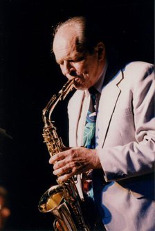 John Dankworth, Brecon Jazz Festival, Wales, 1995. Creator: Brian Foskett.