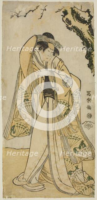 The actor Sakakiyama Sangoro as Princess Odae, the daughter of the Senior Regent Michinaga, 1794. Creator: Tôshûsai Sharaku.
