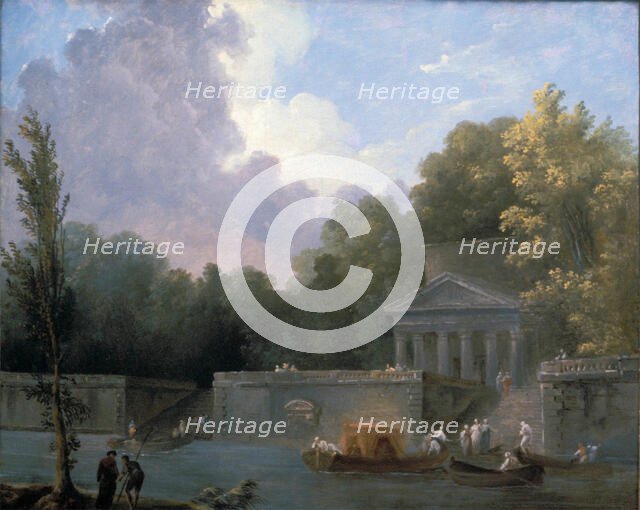 Park Scene, 18th century. Creator: Hubert Robert.