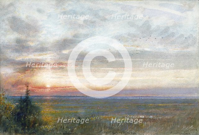 'Venice from the Mainland', 1908. Artist: Albert Goodwin