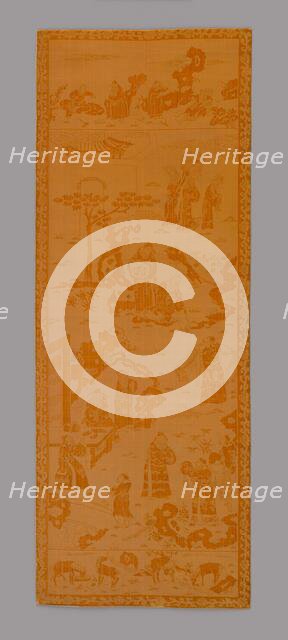 Panel (Furnishing Fabric), China, 18th century, Qing dynasty (1644-1911). Creator: Unknown.