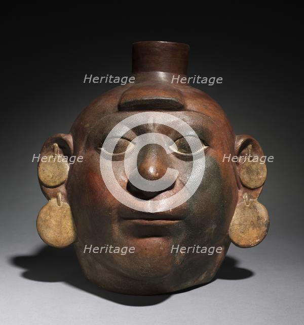 Portrait Head Vessel, 200-550. Creator: Unknown.