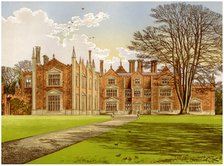Witchingham Hall, Norfolk, home of Viscount Canterbury, c1880. Artist: Unknown