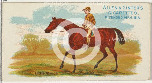 Little Minch, from The World's Racers series (N32) for Allen & Ginter Cigarettes, 1888. Creator: Allen & Ginter.