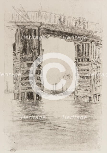 The Tall Bridge, 1878. Creator: James Abbott McNeill Whistler.