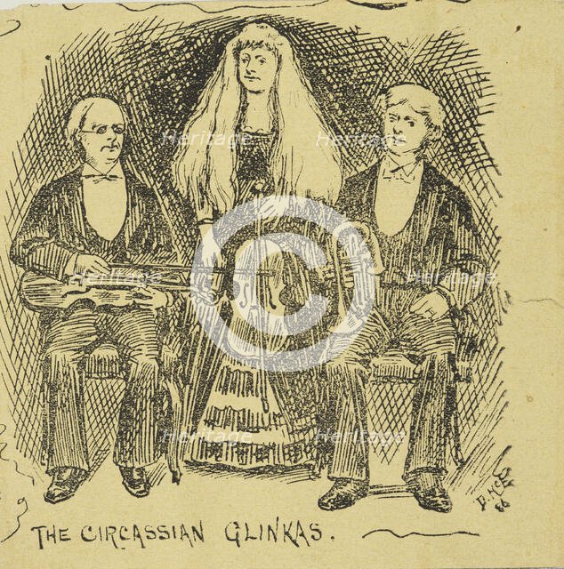 The Circassian Glinkas, 1873. Creator: D. McF..